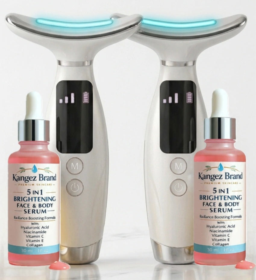 The Radiant Glow Duo (Massager + Complimentary Brightening Serum)