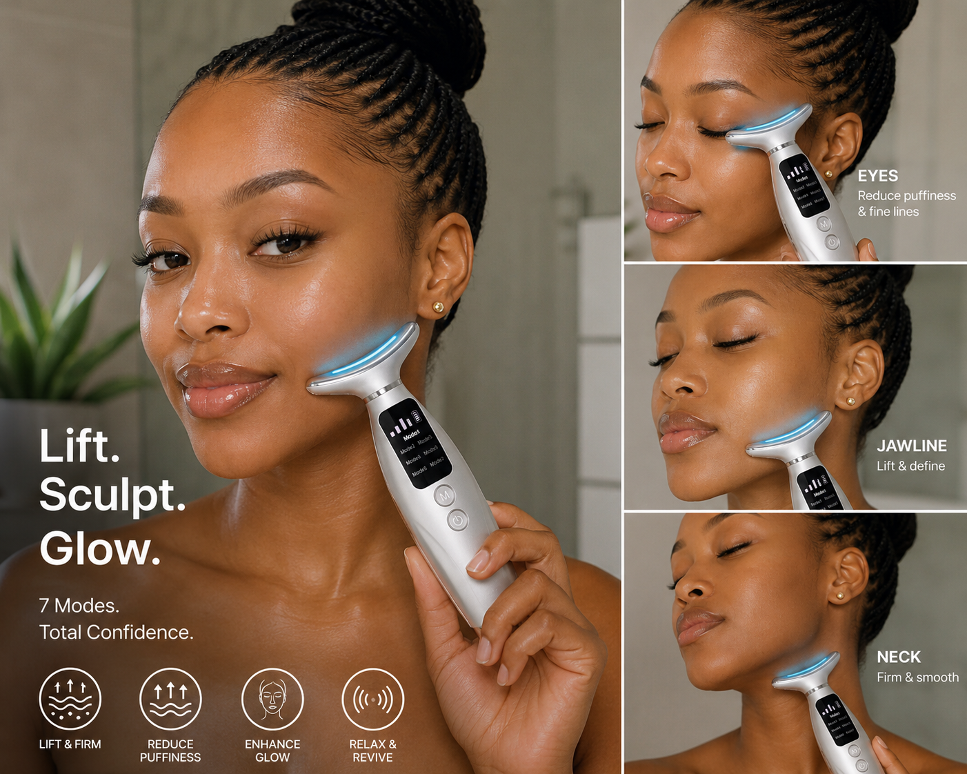 The Radiant Glow Duo (Massager + Complimentary Brightening Serum)