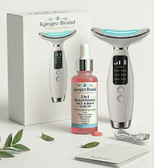 The Radiant Glow Duo (Massager + Complimentary Brightening Serum)