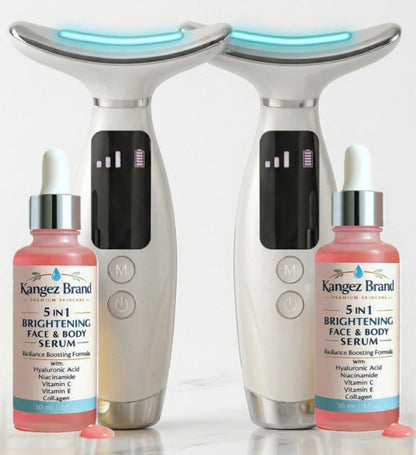The Radiant Glow Duo (Massager + Complimentary Brightening Serum)